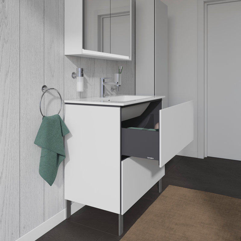 Base de meuble-lavabo simple 32,25 po Duravit, Noyer naturel