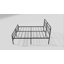 Structure de lit très grand en métal de 14 pouces avec tête de lit, industrielle robuste, capacité de 3500 lb, silencieuse et anti-balancement, noire, facile à assembler, aucun sommier tapissier requis-1509986710