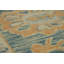 Grand tapis orange teint à la main Oushak 10 x 14