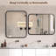 Miroir de meuble-lavabo de salle de bain pour miroir rectangulaire au-dessus de l'évier