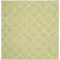 Estevez Hand Woven Flat Weave Wool/Cotton Geometric Rug in Ivory/Light Green