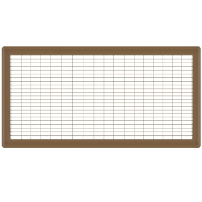 Brown Heavy Gauge Floor Grill