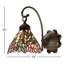 Wisteria 1 - Light Armed Sconce