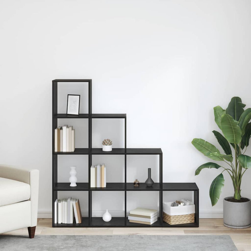 Step Bookcase, (4 Shelves) 131.5cm H x 131.5cm W x 29cm D