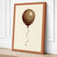 Solitary Balloon Minimalist - Wrapped Canvas-67702278-67702399
