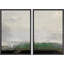 «Green Grey Landscape», reproduction de tableau sur toile 2 pièces-91069526-91069528