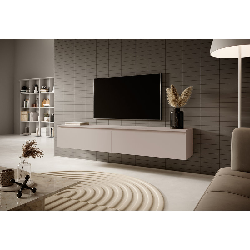 Ashauna TV Stand, 30cm H x 175cm L x 31.6cm W, Grey