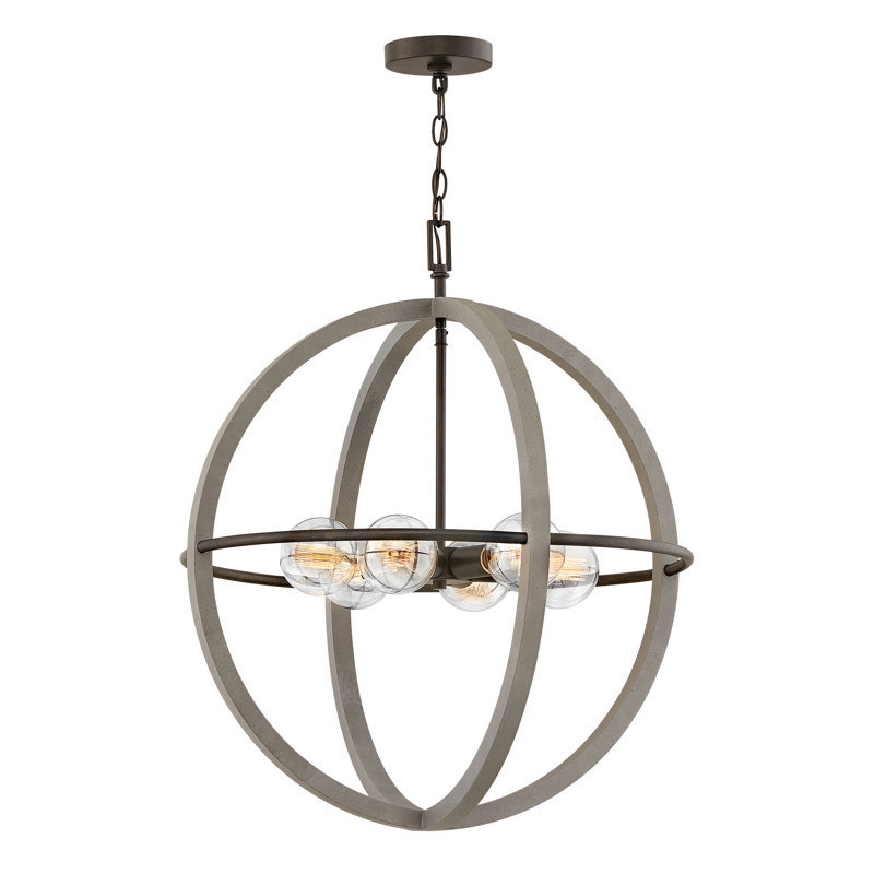 Bodie 6 - Light Unique Globe Chandelier