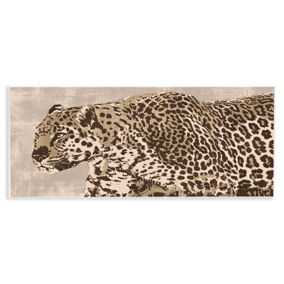 Art mural guépard féroce qui grogne par Andrew Cooper