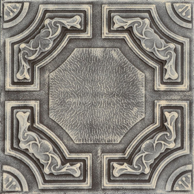 Carreau de plafond en polystyrène à collage 1,6 pi x 1,6 pi Evergreen