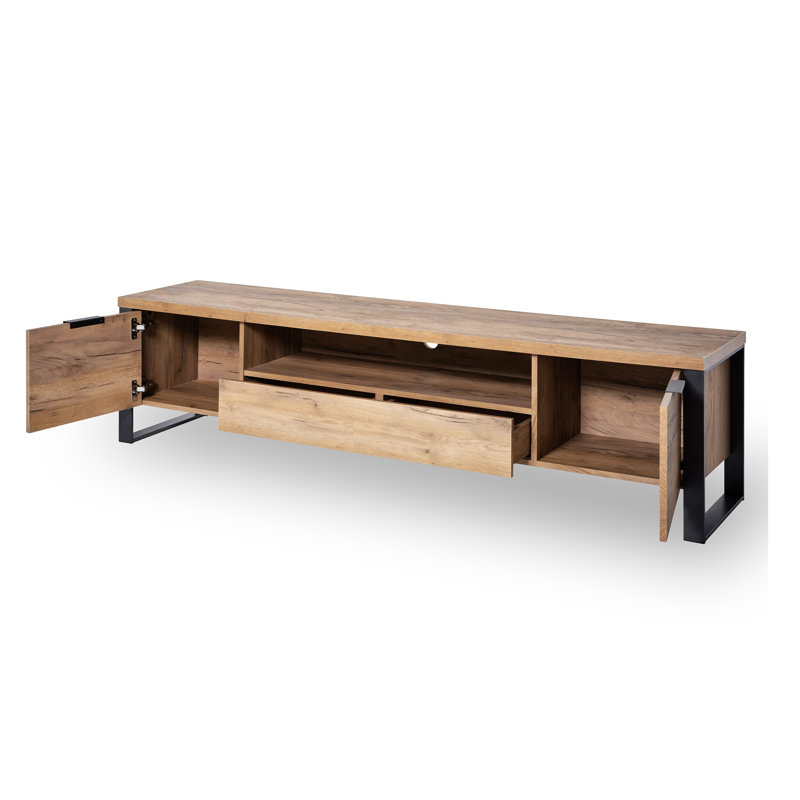 Draylen 70.87" TV Stand for TVs up to 70", Core oak