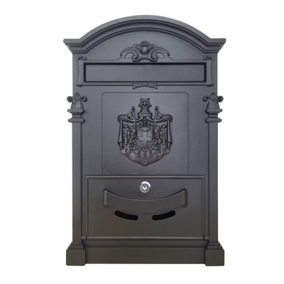 Cast Aluminum Locking Wall Mounted Mailbox