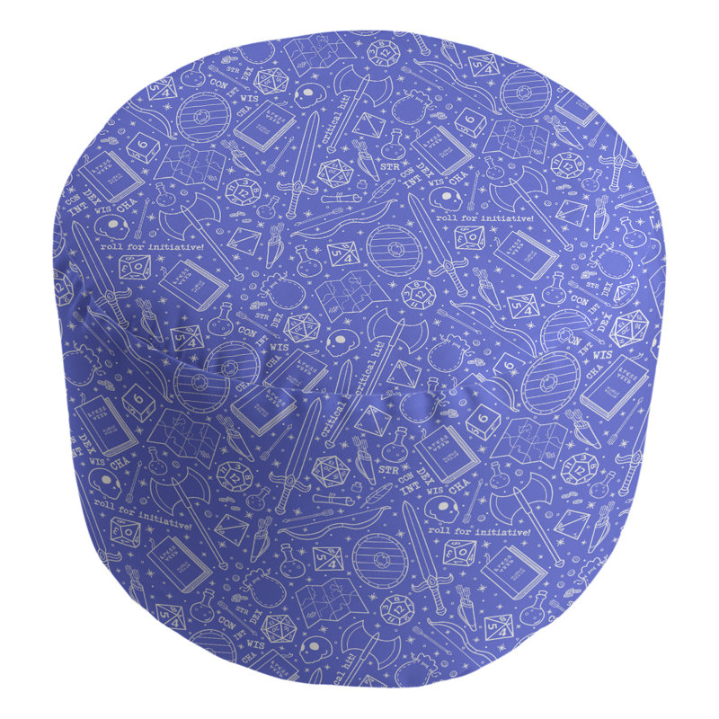 repose-pieds rpg Avicia, Bleu / blanc