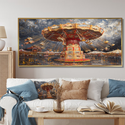 «Carousel Amusement Parks Adventure III - Décoration murale parcs d'attractions