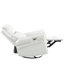 Chaise berçante pivotante 270 avec port et siège rembourré - gris