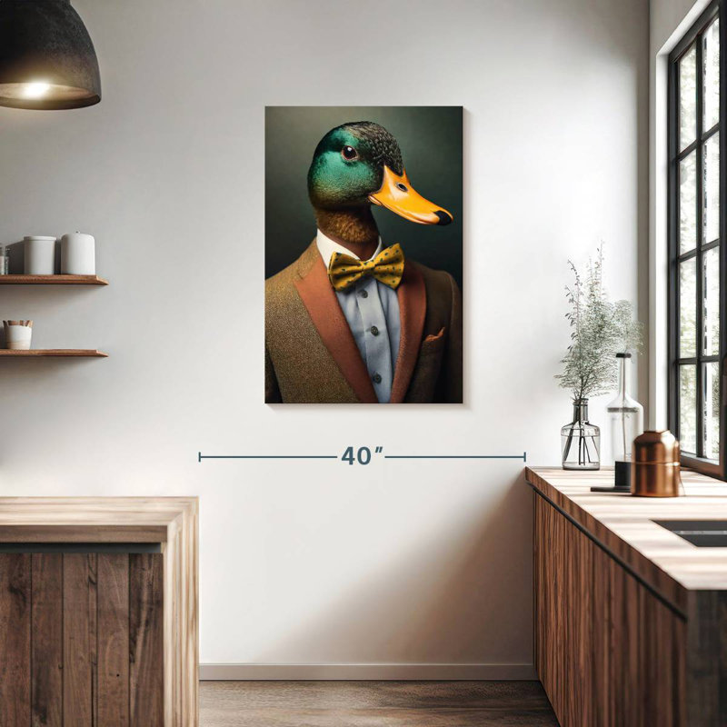Brampt A Duck Portrait, 36" H x 24" W