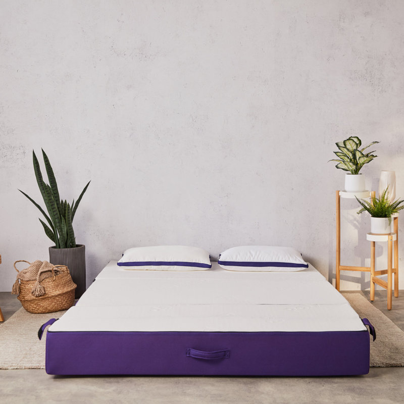 Grand matelas à plateau-coussin moyen Polysleep 8 po