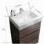 Coiffeuse en noyer avec lavabo, grande coiffeuse indépendante avec rangement, lavabo intégré moderne sans drainage et robinet, pré-assemblé-535313891-535313893-535313913