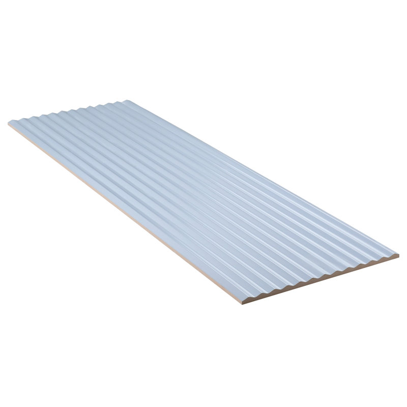 Carreau de céramique murale mat 11,41 po x 35,37 po Linear Linear (14,42 pieds carrés / caisse), Bleu denim