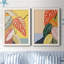 Plante tropicale I - ensemble de 2 peintures sur toile encadrées-465490503-465490523
