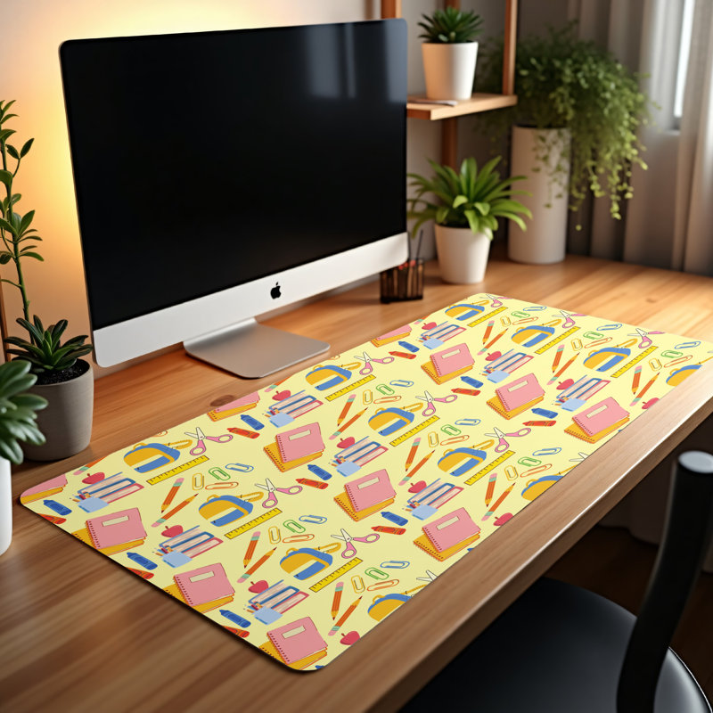 Polyester Desk Pad, 14.4x12.1