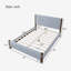 Base de lit tapissier Mid-Century-458173004
