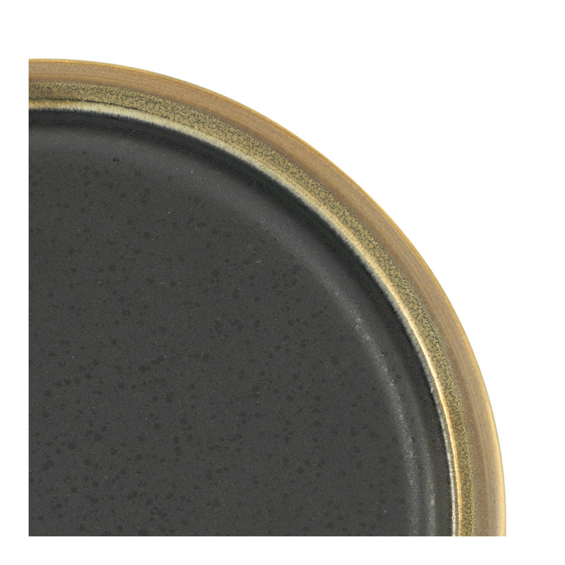 Modern Industrial Black, 16-Piece Dinnerware Set