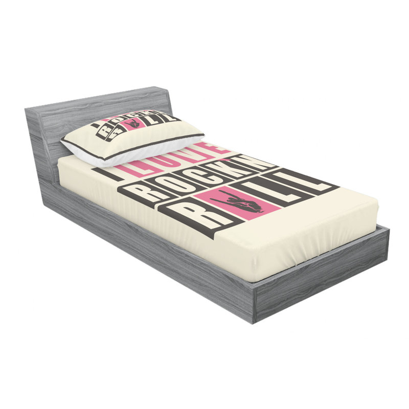Microfiber Sheet Set, Twin Sheet Set with Fitted Sheet