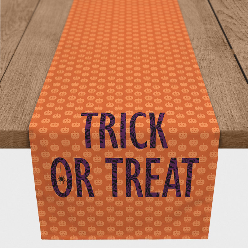 Stemple Trick or Treat Table Runner, 72" x 16"