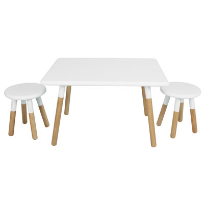 Addington Kids 3 Piece Writing Table and Stool Set