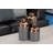 Ceramic Decorative Vase with Copper Like Tops Set-20565016
