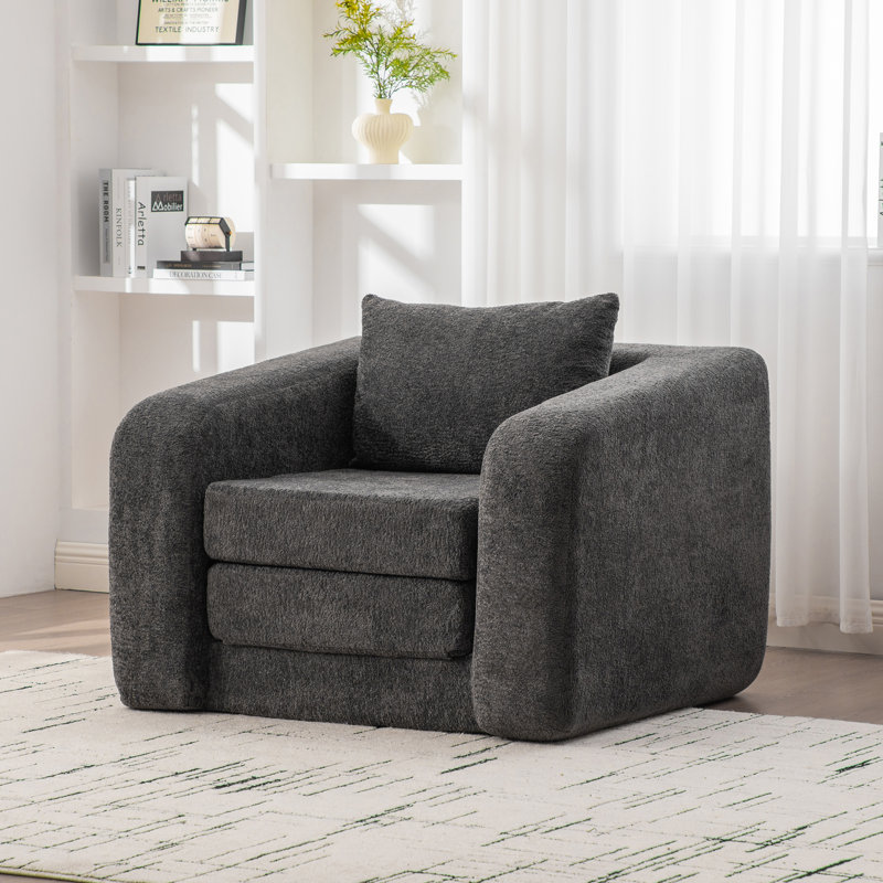 Fauteuil d'appoint 40 po Chenille, Gray