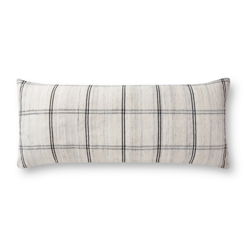 Amber Lewis x Loloi Bell Black / White Pillow, Pillow Cover Only - No Insert