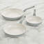 BergHOFF Balance 3Pc Nonstick Ceramic Frying Pan Set, Recycled Aluminum-106863068