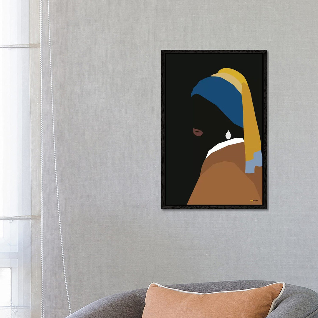 Girl With An Earring von Rafael Gomes - Galerie- Giclée auf Leinwand