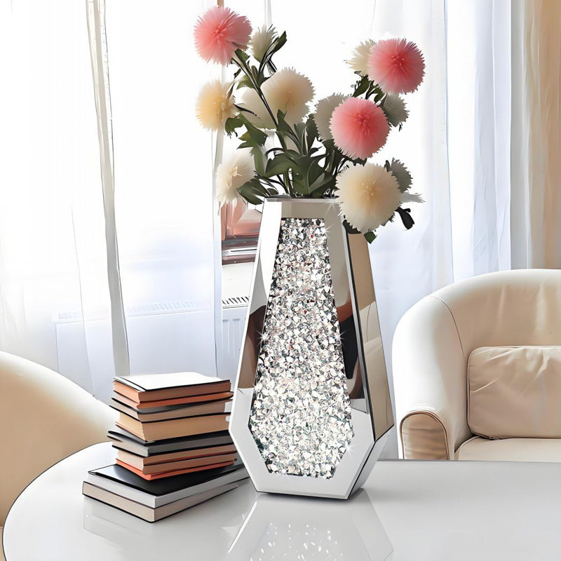 Shattered Diamond Mirror Vase