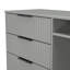 Fluted 3 Drawer TV Unit-1106472320