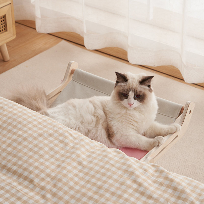 Hamac suspendu pour chat avec hamac pour chat, Rose
