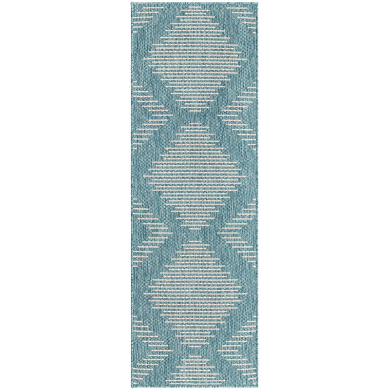 Striped Indoor / Outdoor Rug, Runner 2' x 6'1"