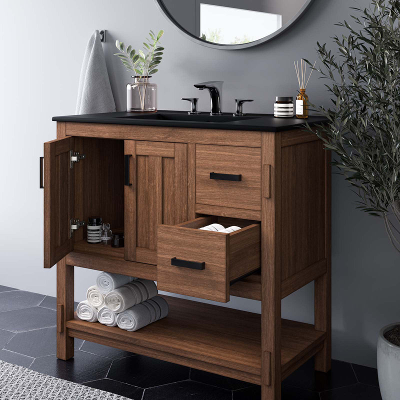 Base de meuble-lavabo simple 35 po Modway Ashlyn