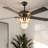 52" Luxury Crystal Ceiling Fan With Remote Control Kit