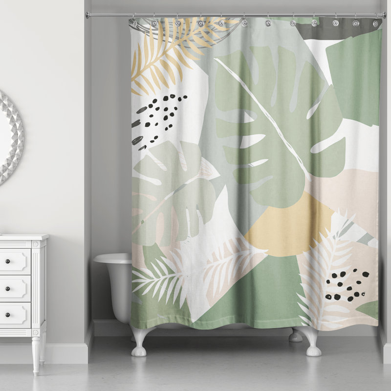 Rideau de douche Perine, Vert