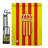 Double Sided 18.5'' H x 13'' W Polyester Flag Set