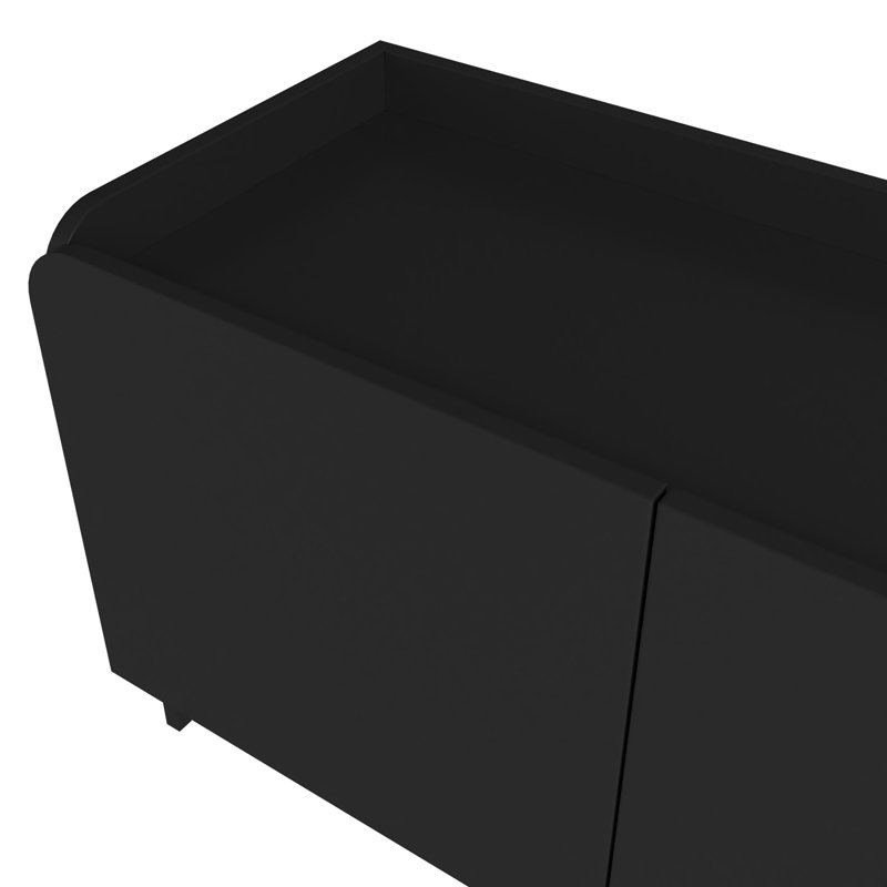 Kellissa 70.86'' W Storage Credenza, Black