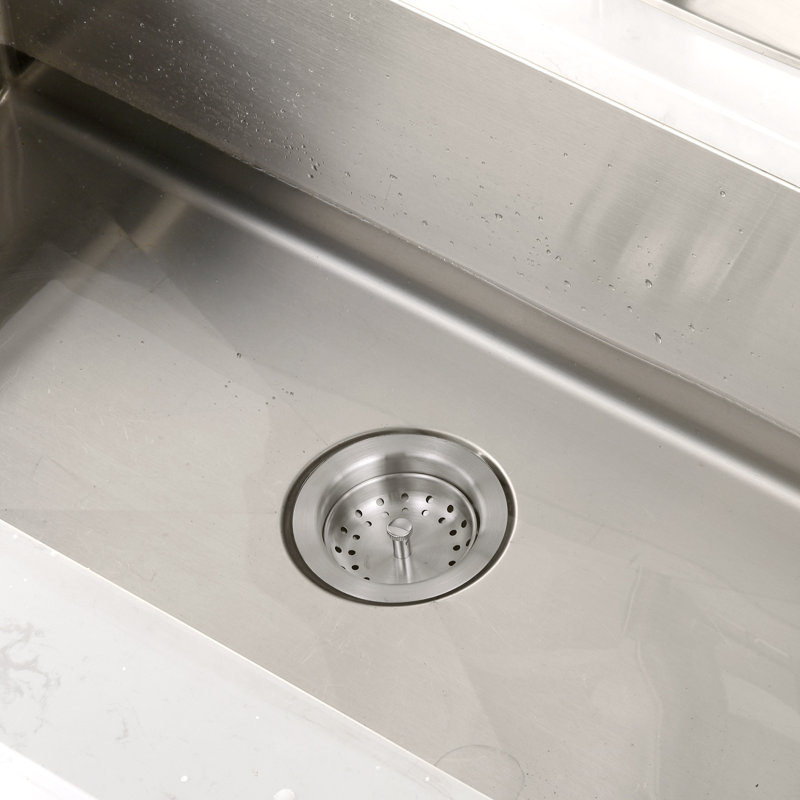 Basket Strainer, Brushed Stainless Steel