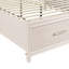 Lit plateforme moderne de luxe avec rangement pour pied de lit et tête de lit à DEL-563538689