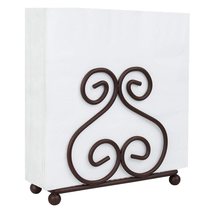 Porte-serviettes de table pour table, porte-serviettes de ferme, porte-serviettes de table de salle à manger pour la cuisine, brun