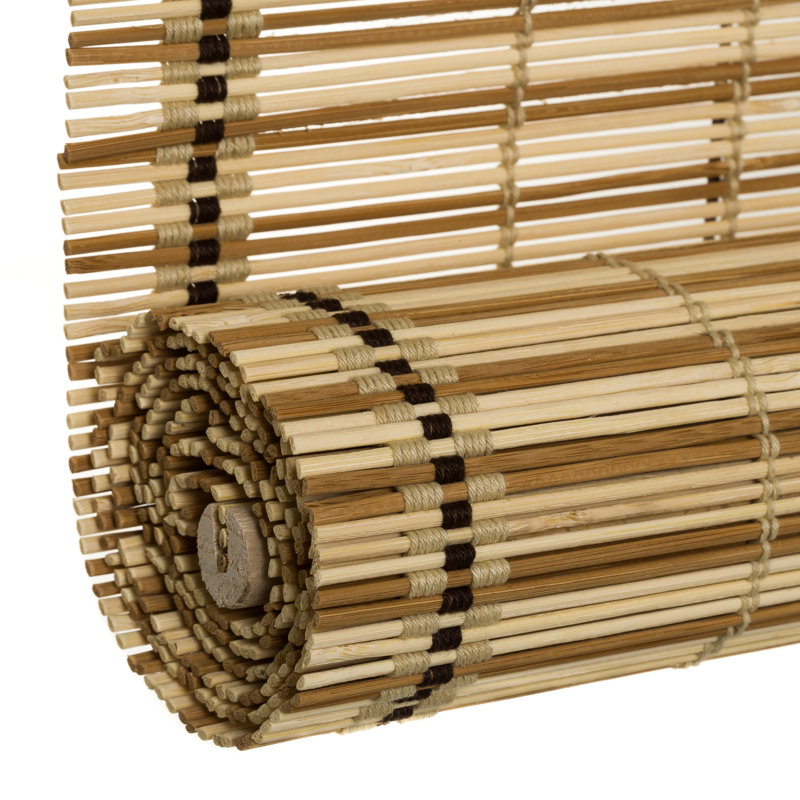Semi Sheer Bamboo Roll-Up Shade