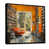 Black Floater Framed