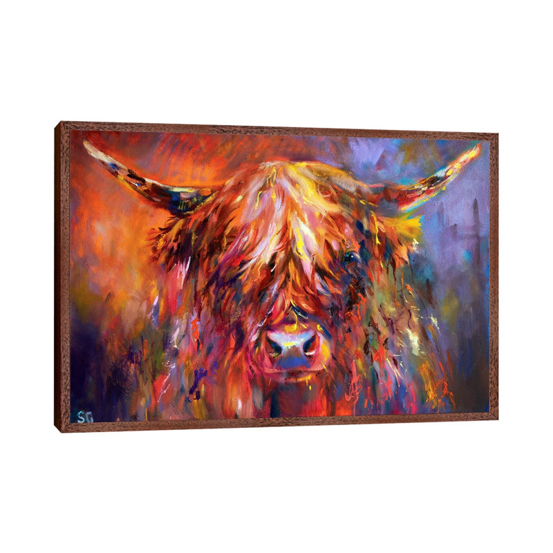 Islay by Sue Gardner - Painting on Canvas, Classic Brown Wood Framed, 152.5 cm H x 101.5 cm W